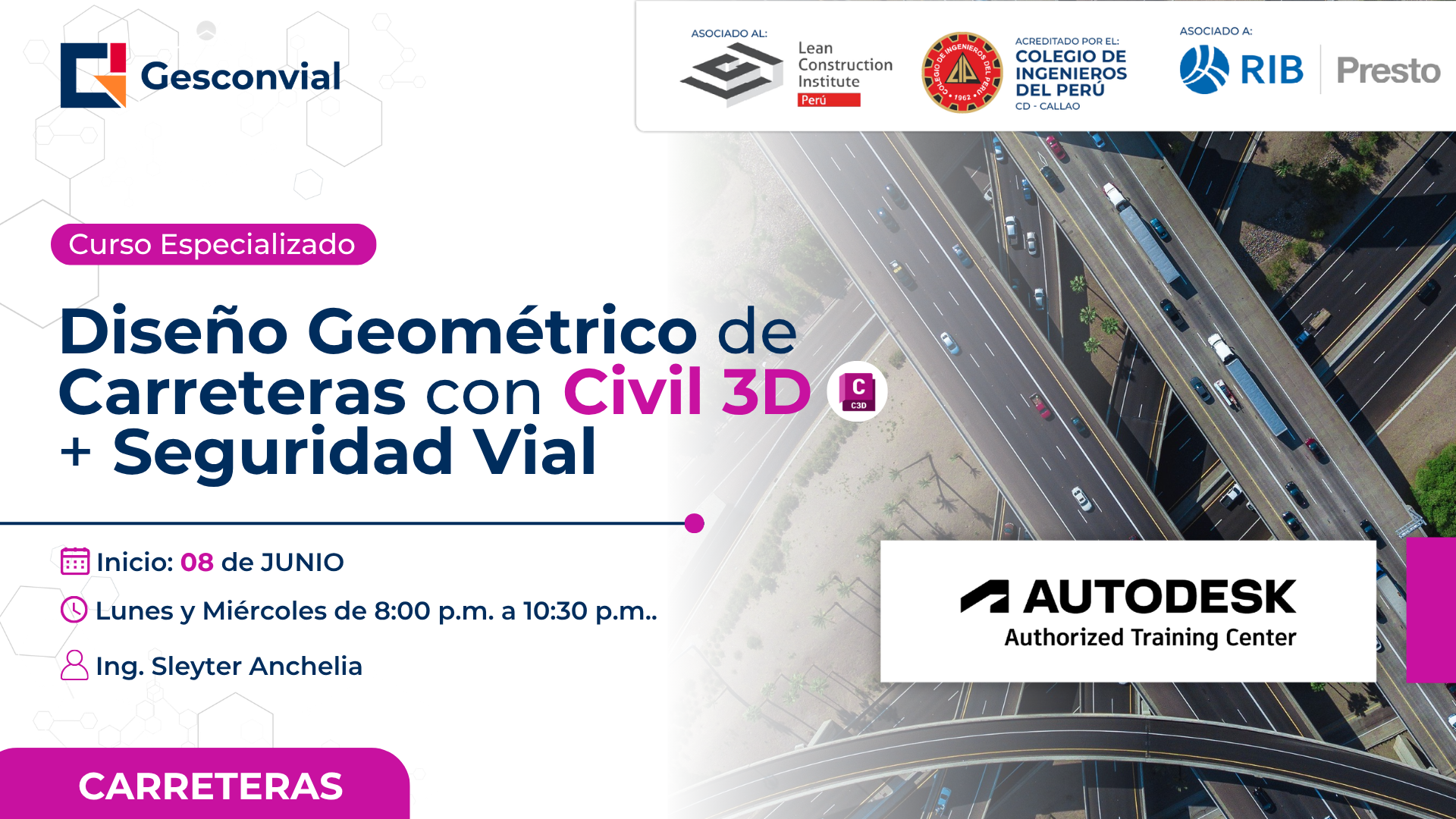Diseño Geométrico Avanzado de Carreteras con Civil 3D