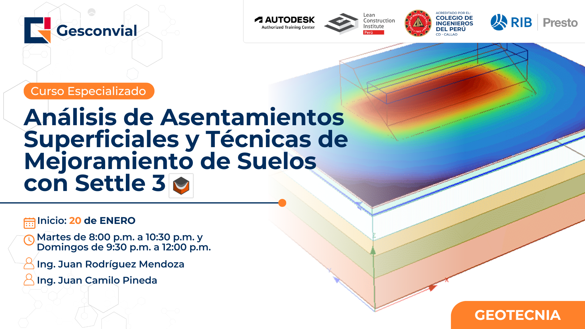 Análisis de Asentamientos Superficiales y Técnicas de Mejoramiento de Suelos con SETTLE 3