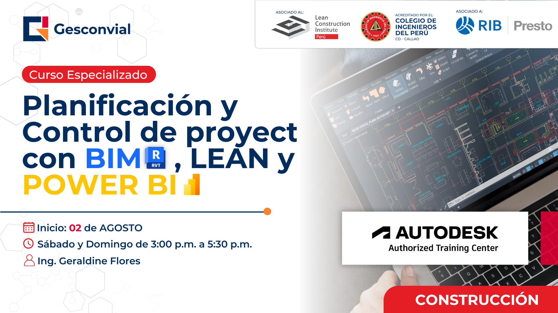 Planificación y Control de proyectos con BIM, LEAN y POWER BI