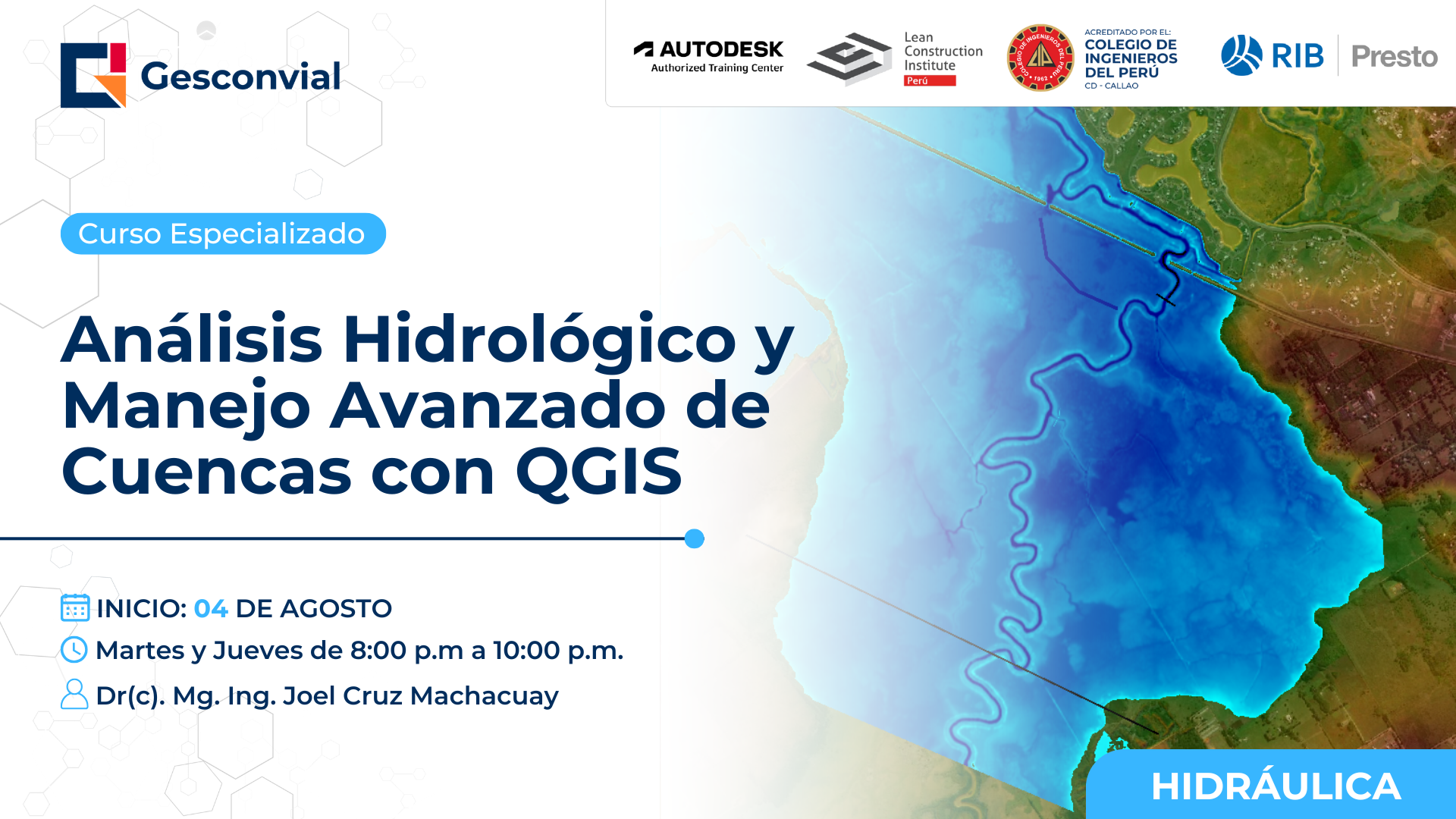 Análisis Hidrológico y Manejo Avanzado de Cuencas con QGIS