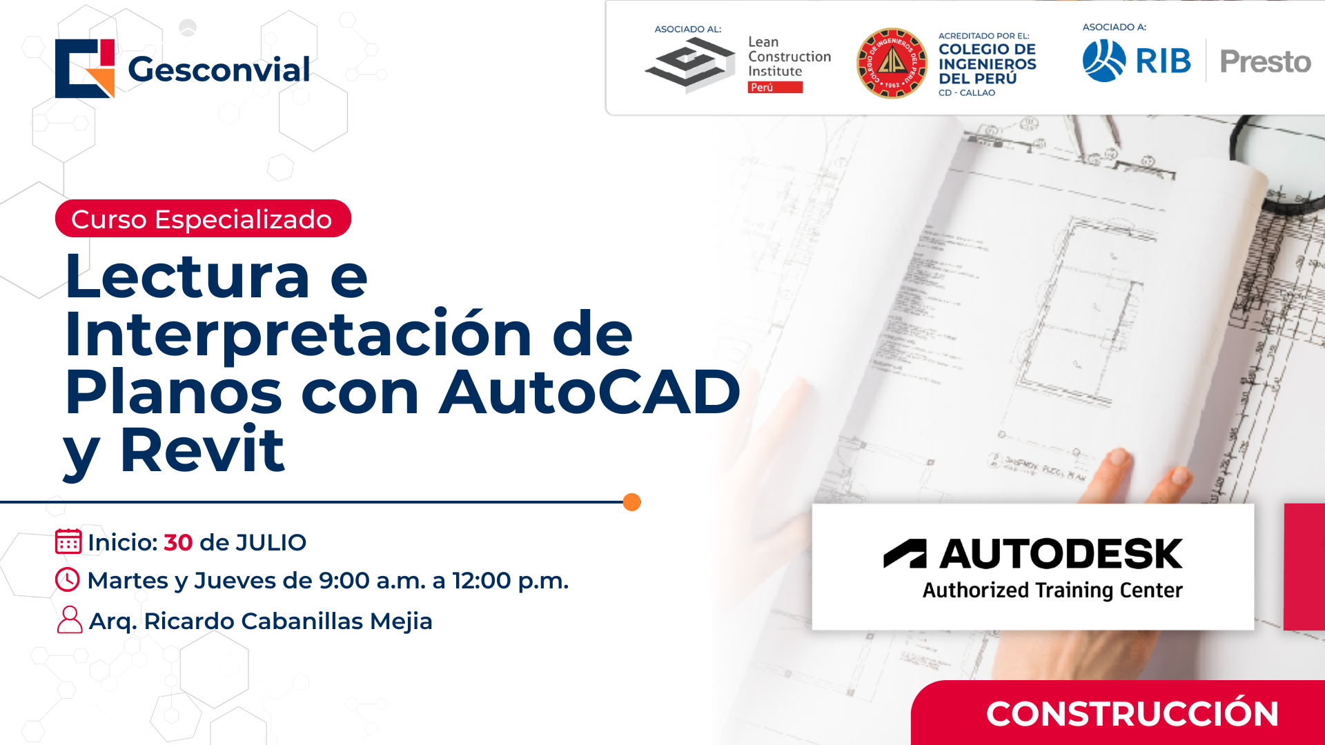 Lectura e Interpretación de Planos con AutoCAD y Revit
