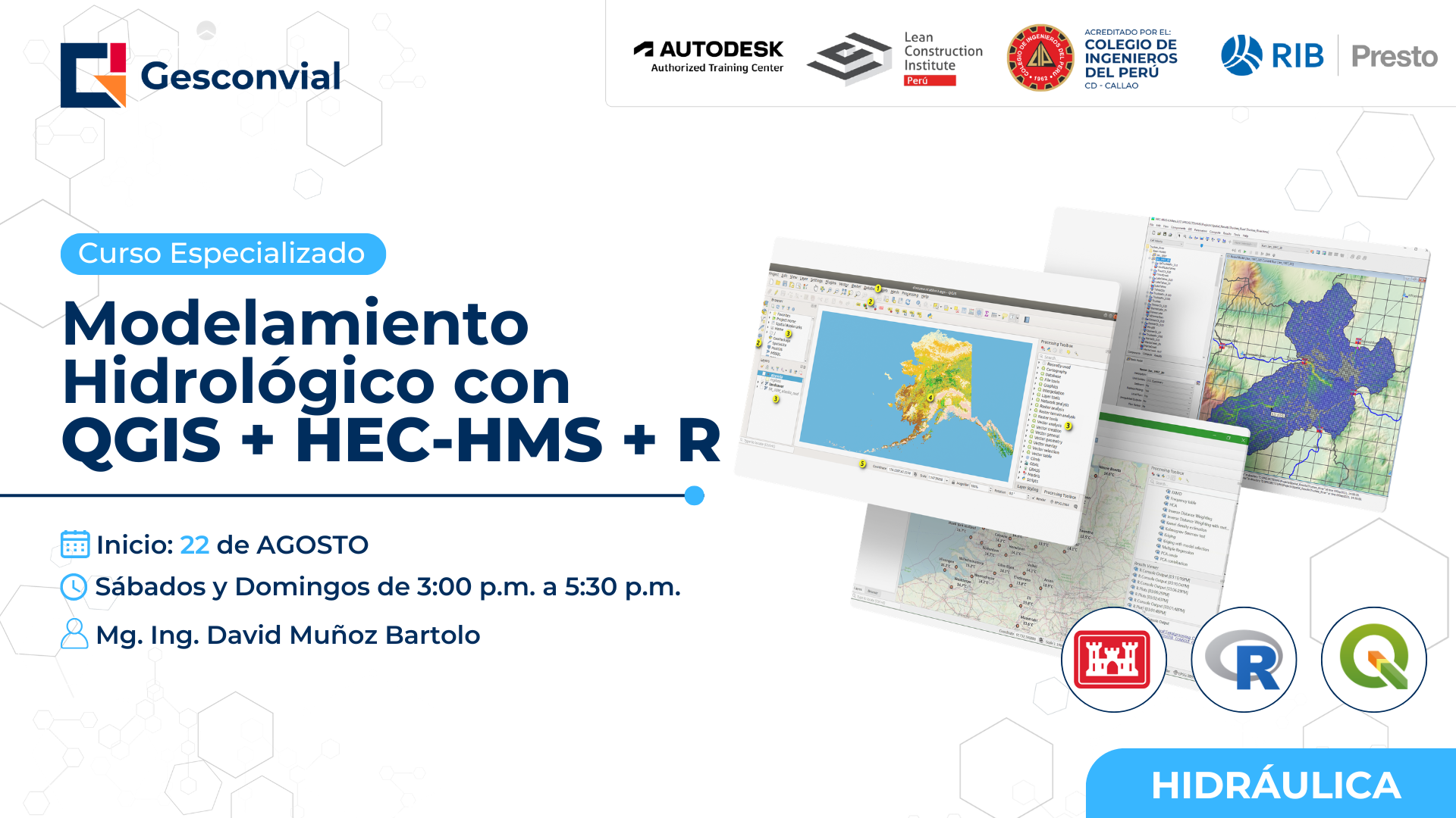 Modelamiento Hidrológico con QGIS + HEC-HMS + R
