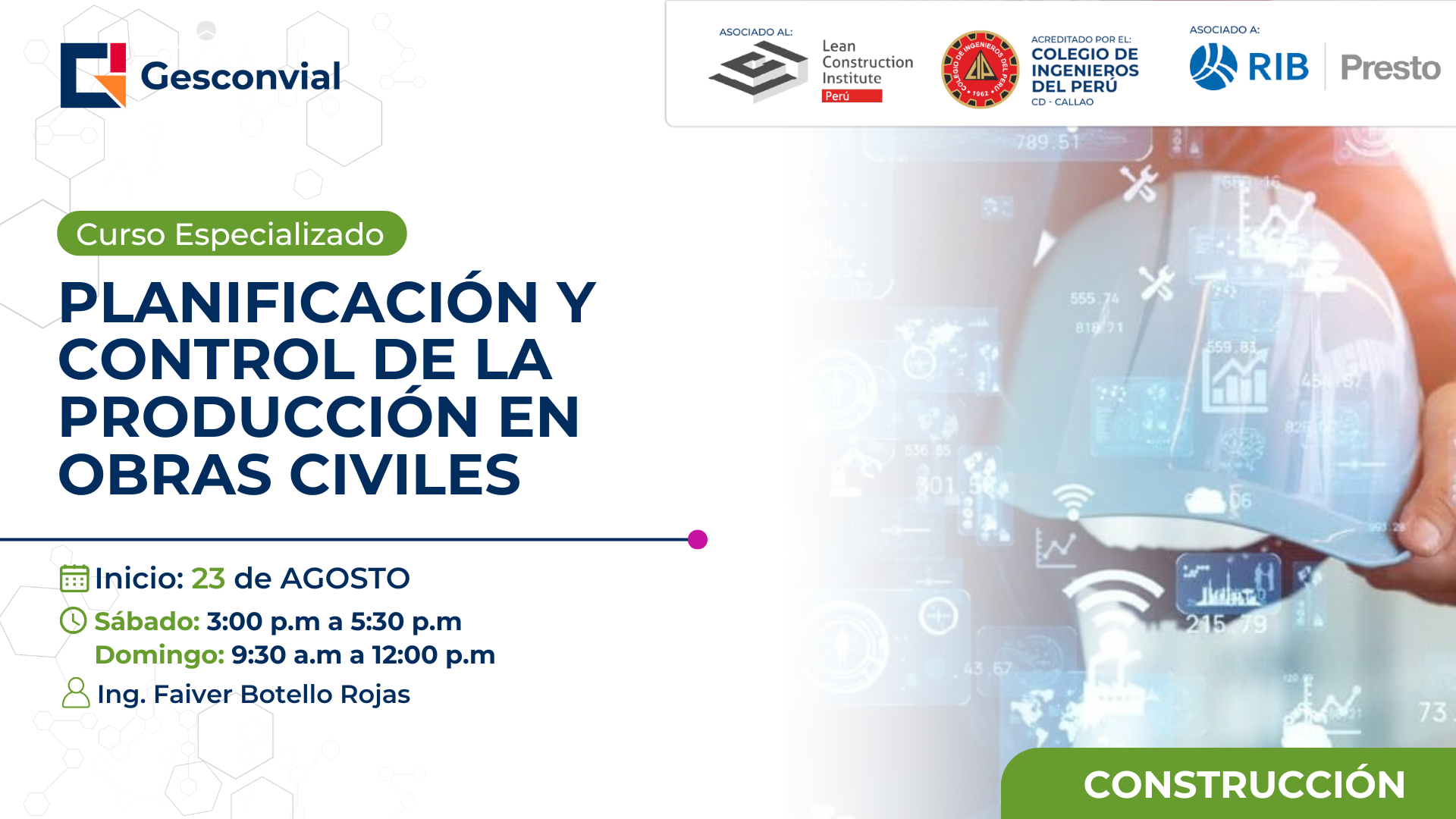 Innovación y Productividad en Obras de Infraestructura con Tecnologías Emergentes