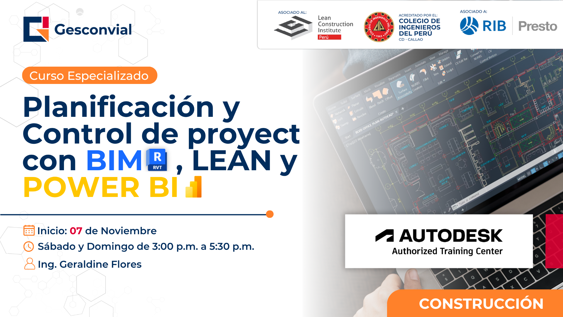 Planificación y Control de proyectos con BIM, LEAN y POWER BI