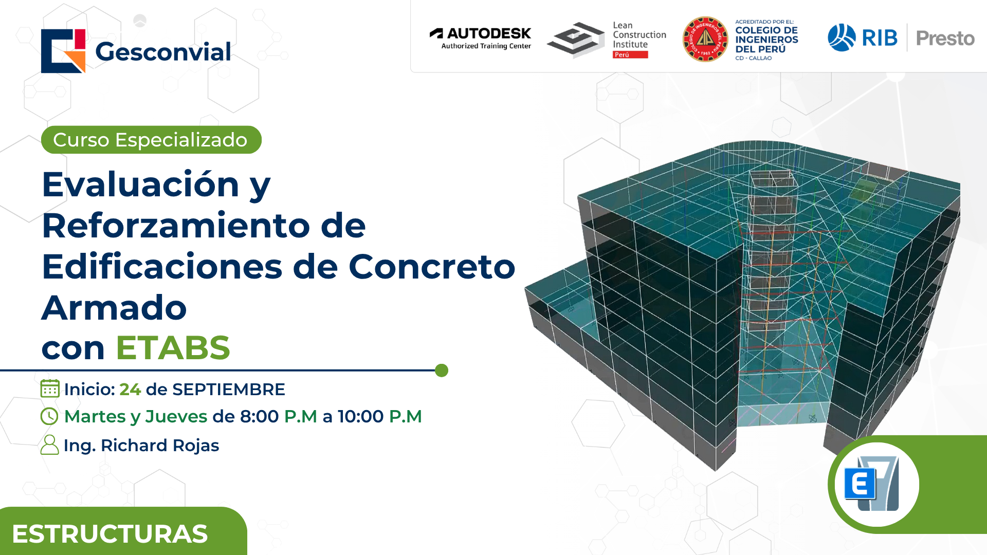 Evaluación y Reforzamiento de Edificaciones de Concreto Armado con ETABS