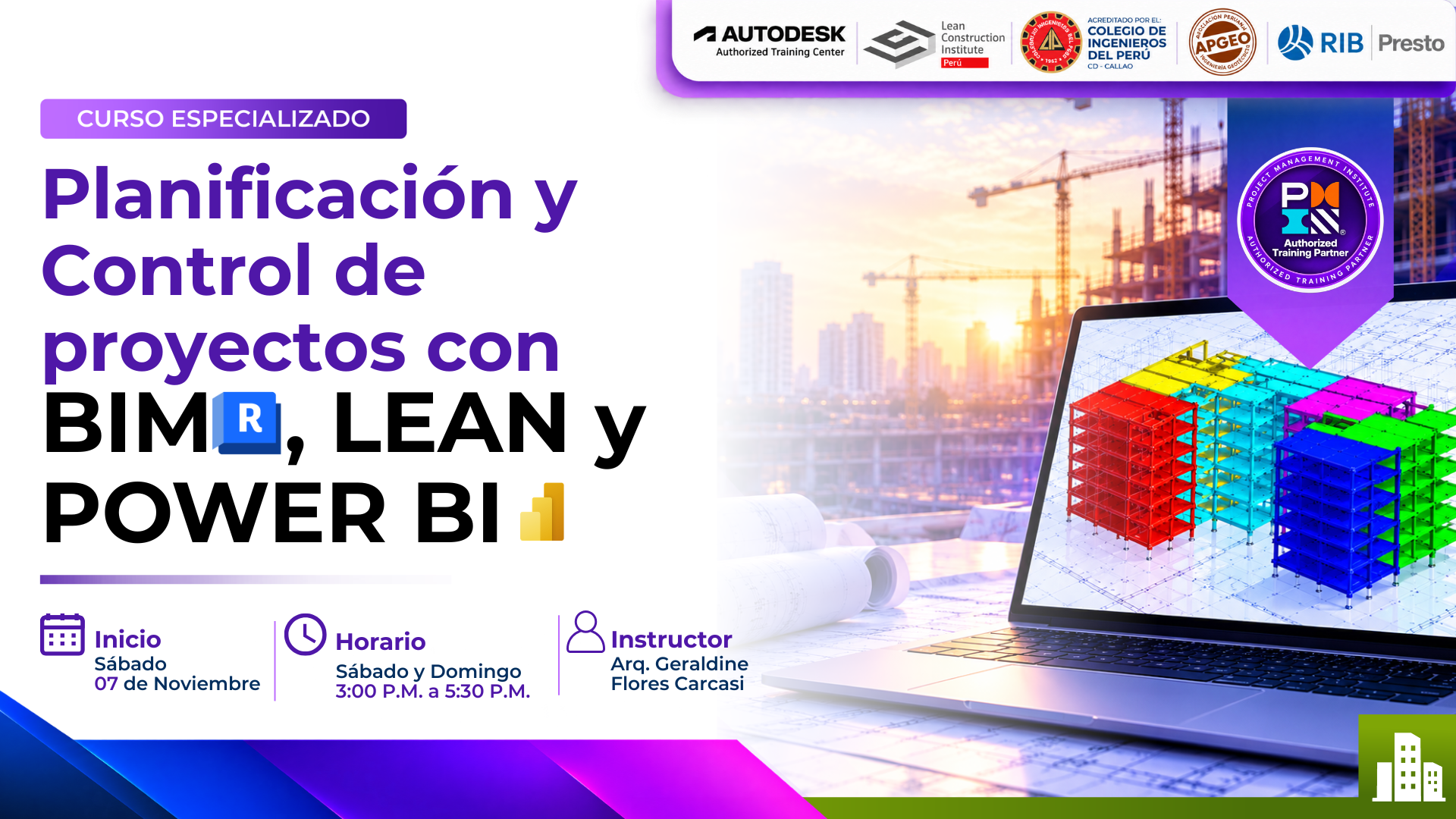Planificación y Control de proyectos con BIM, LEAN y POWER BI