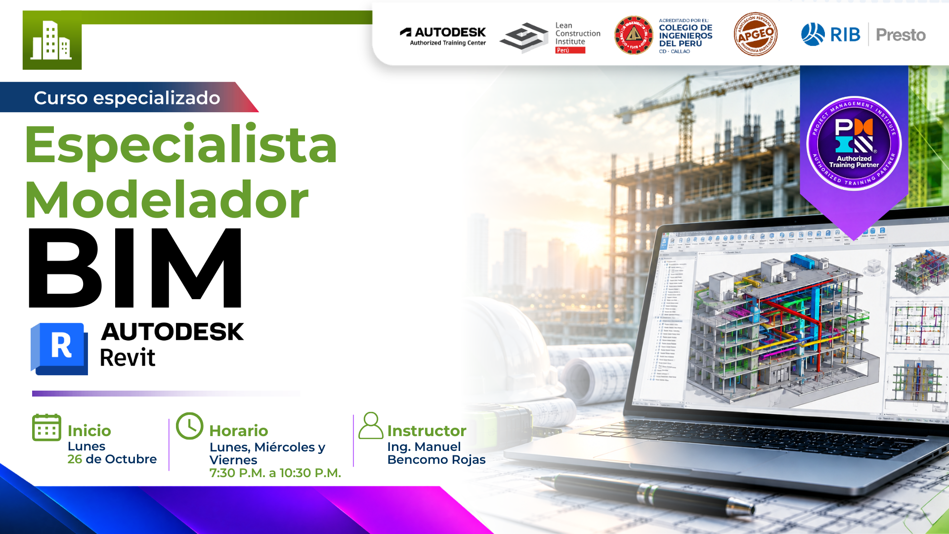 Especialista Modelador BIM (L-M-V)
